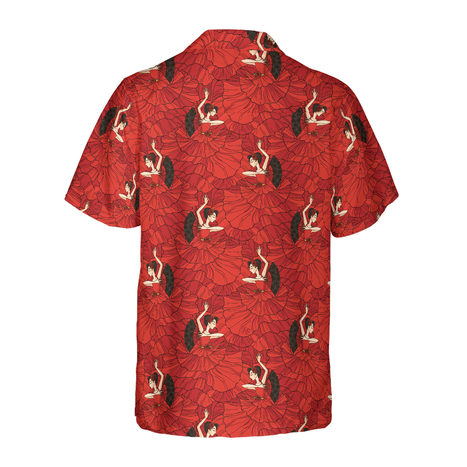 Flamenco Seamless Pattern - Hawaiian Shirt