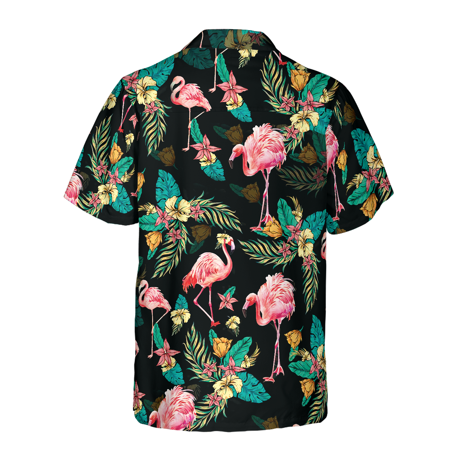 Flamingo Tropical Pattern V2 Hawaiian Shirt