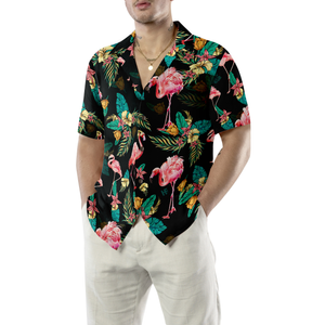 Flamingo Tropical Pattern V2 Hawaiian Shirt