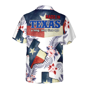 Floral Texas Made In A Long Time Ago Hawaiian Shirt For Men