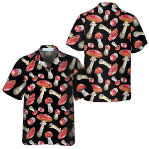 Fly Agaric Red Mushroom - For Men And Women - Hawaiian Shirt