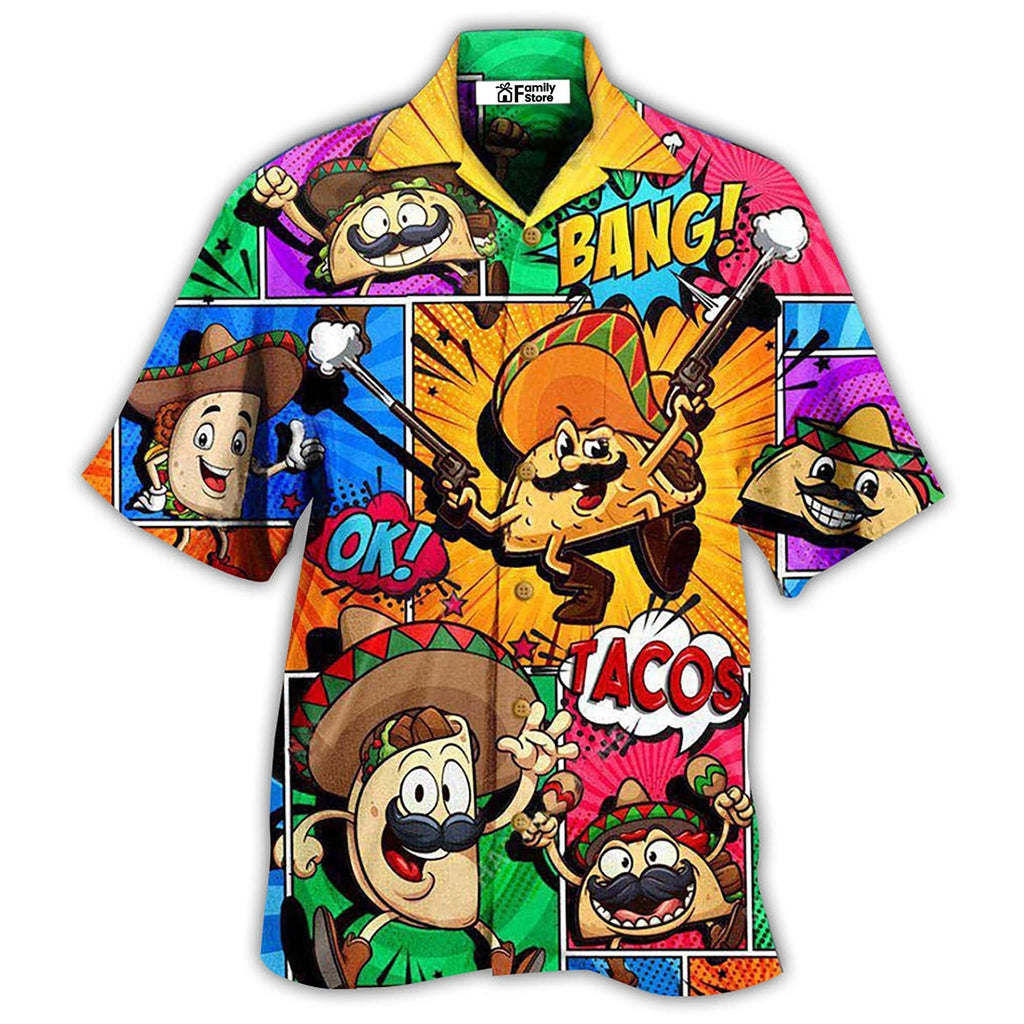 FoodAllYouNeesIsLoveAndTacosOK HawaiianShirt OwlOhh_6666_1