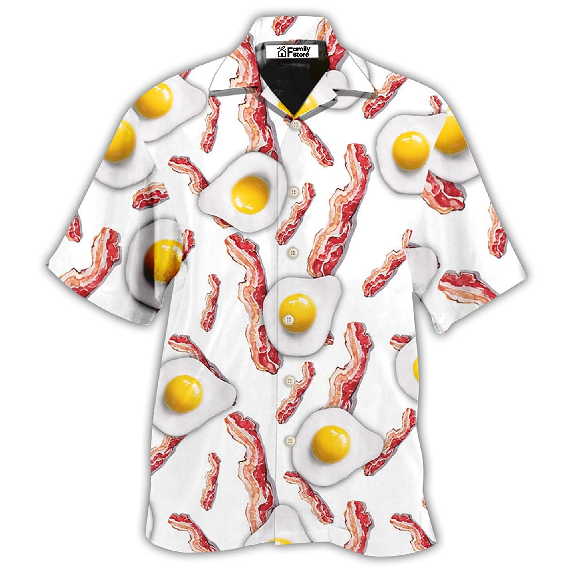 Bacon Egg Food Collection - Gift For Food Lovers - Hawaiian Shirt