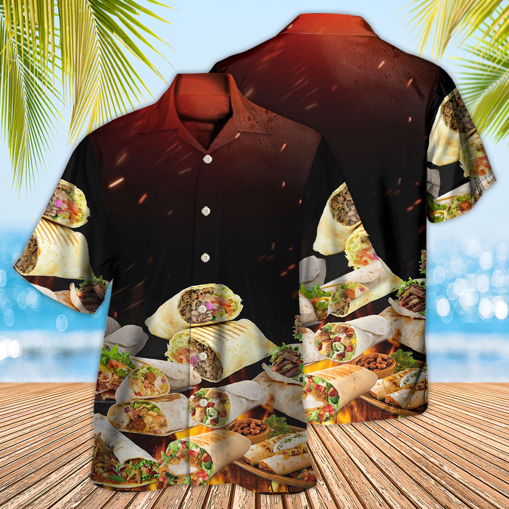 Burritos Fast Delicious Food - Gift For Food Lovers - Hawaiian Shirt