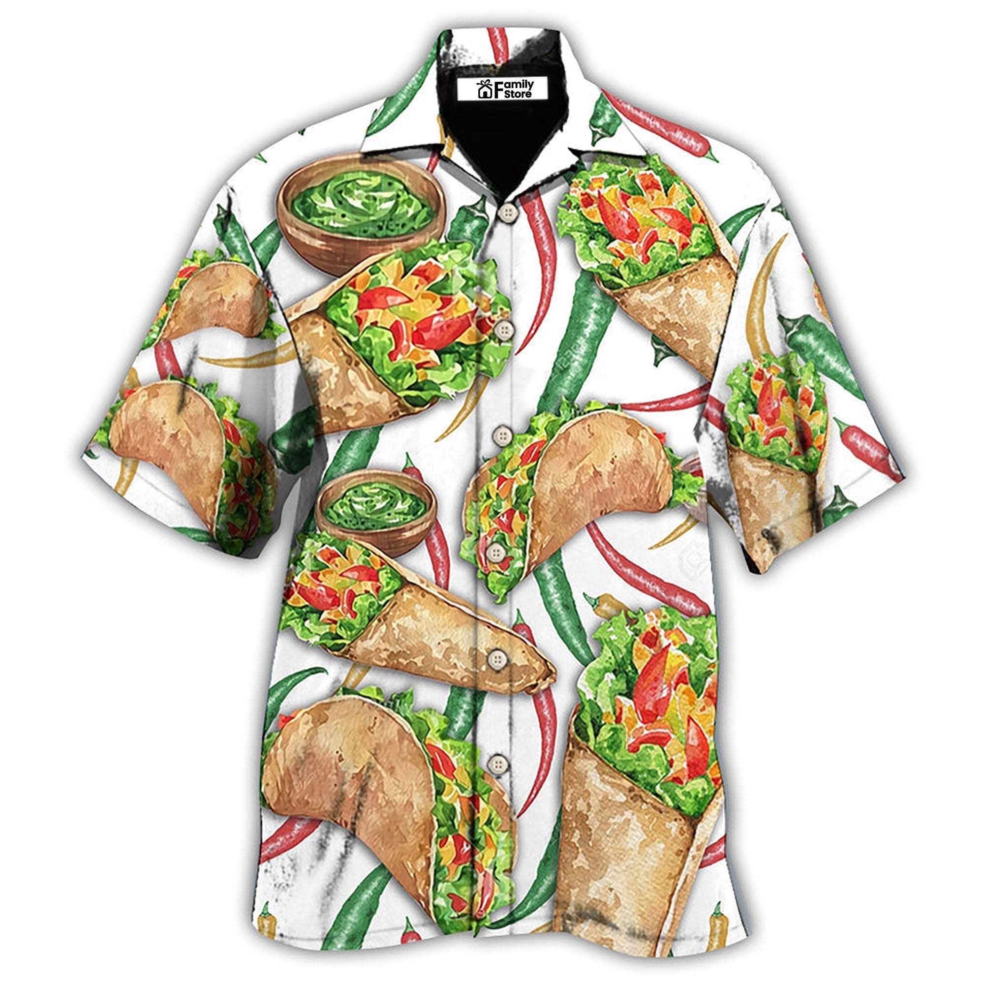 Food Burritos Make Me Happy Delicious Meal - Gift For Food Lovers - Hawaiian Shirt