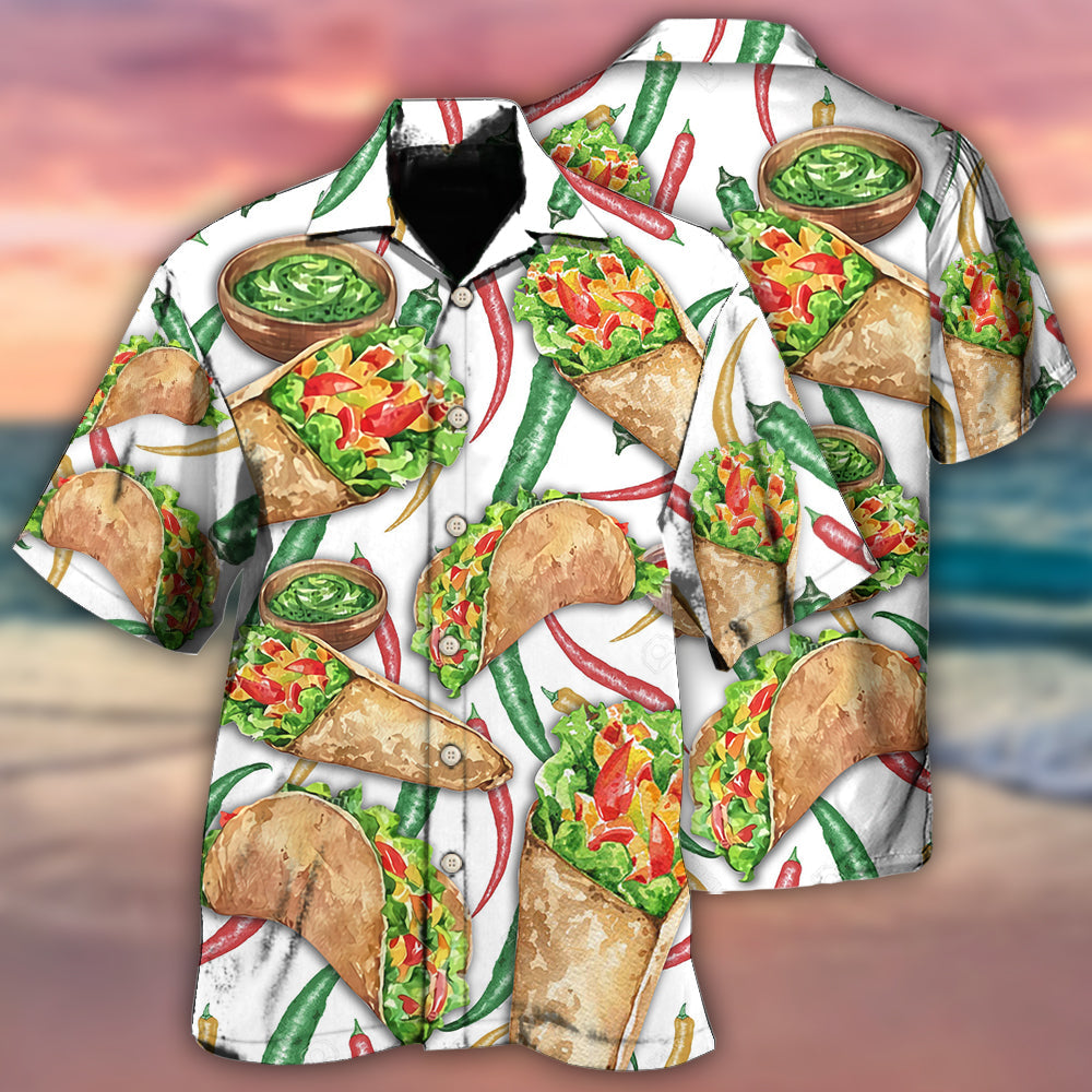 Food Burritos Make Me Happy Delicious Meal - Gift For Food Lovers - Hawaiian Shirt