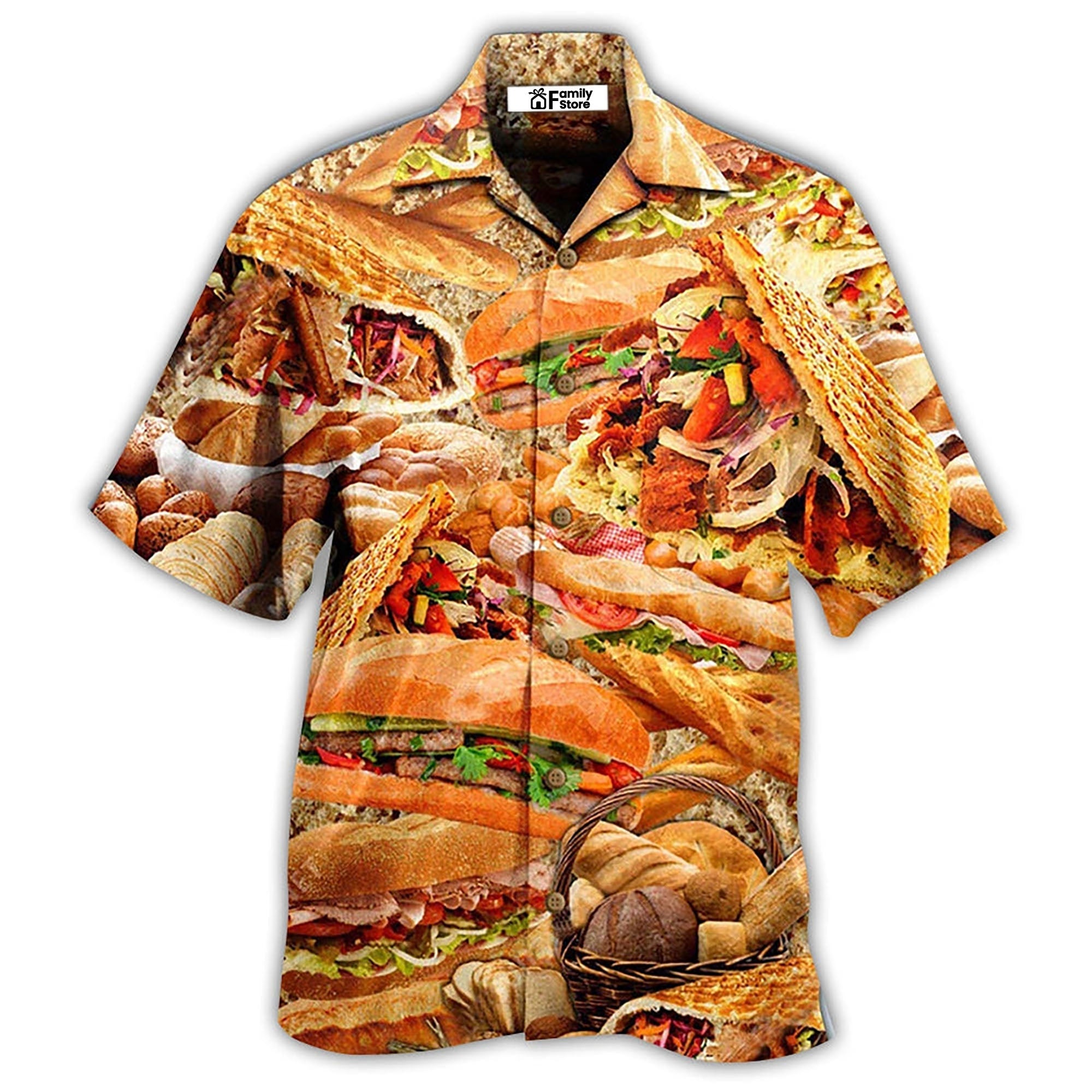 Food Delicious Bread Around The World - Gift For Food Lovers - Hawaiian Shirt