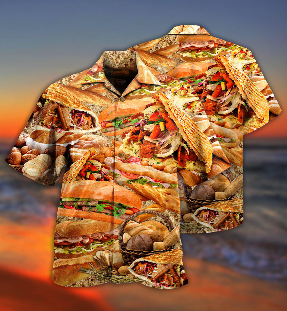 Food Delicious Bread Around The World - Gift For Food Lovers - Hawaiian Shirt