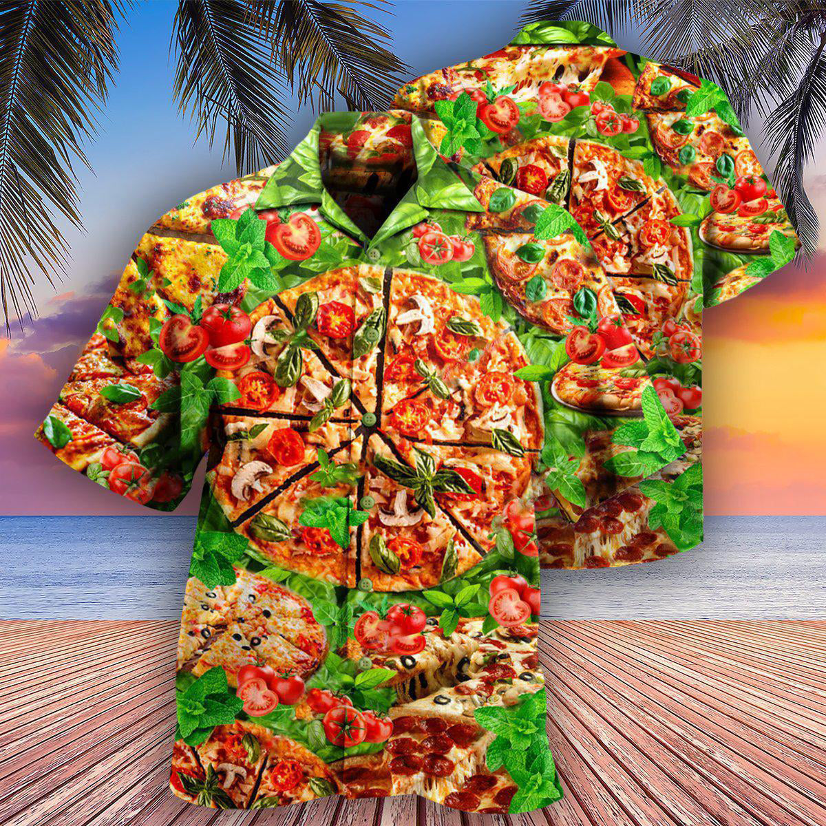 FoodDeliciousPizzaLoveAtFirstBite HawaiianShirt OwlOhh_6520_4