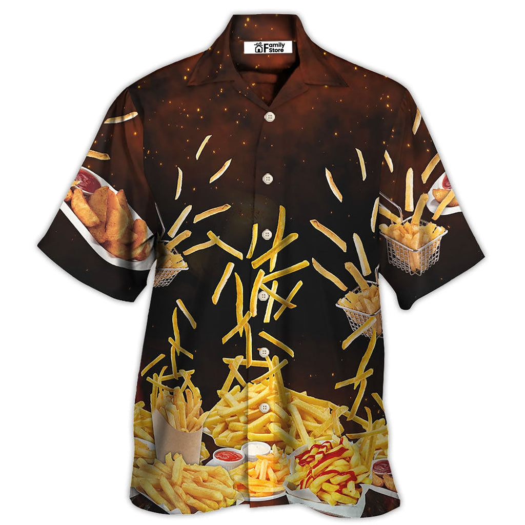 FoodFrenchFriesFastFoodDelicious HawaiianShirt OwlOhh_7624_1