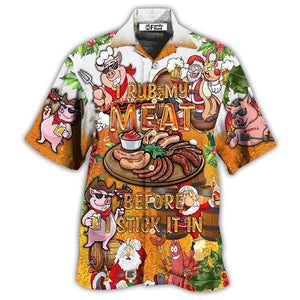 Food I Rub My Meat Before - Gift For Food Lovers - Hawaiian Shirt