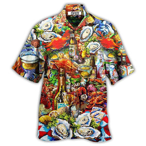 Food I'm On Seafood Diet - Gift For Food Lovers - Hawaiian Shirt