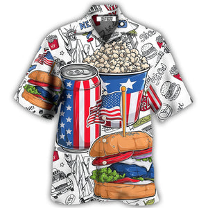 Food Independence Day  - Gift For Food Lovers - Hawaiian Shirt