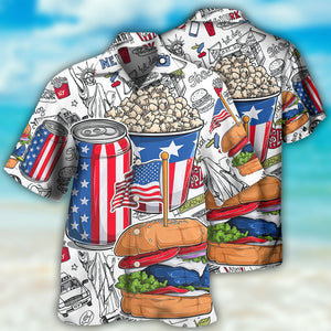 Food Independence Day  - Gift For Food Lovers - Hawaiian Shirt