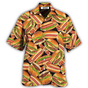 Food Life Is Better With Burger - Gift For Food Lovers - Hawaiian Shirt