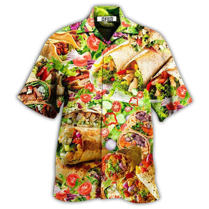 Food Life Is Better With Burrito Delicious Meal - Gift For Food Lovers - Hawaiian Shirt