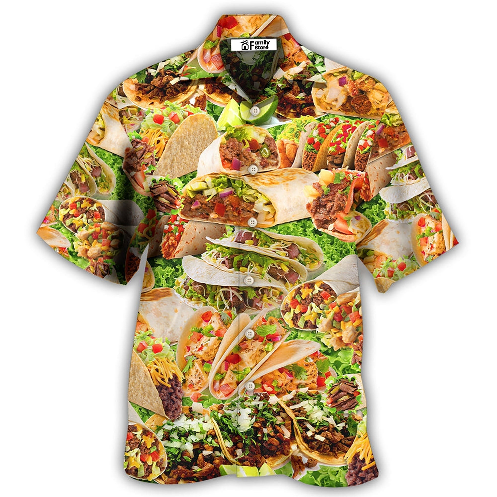 Food Lover Tacos My Love Is For Tacos - Gift For Food Lovers - Hawaiian Shirt