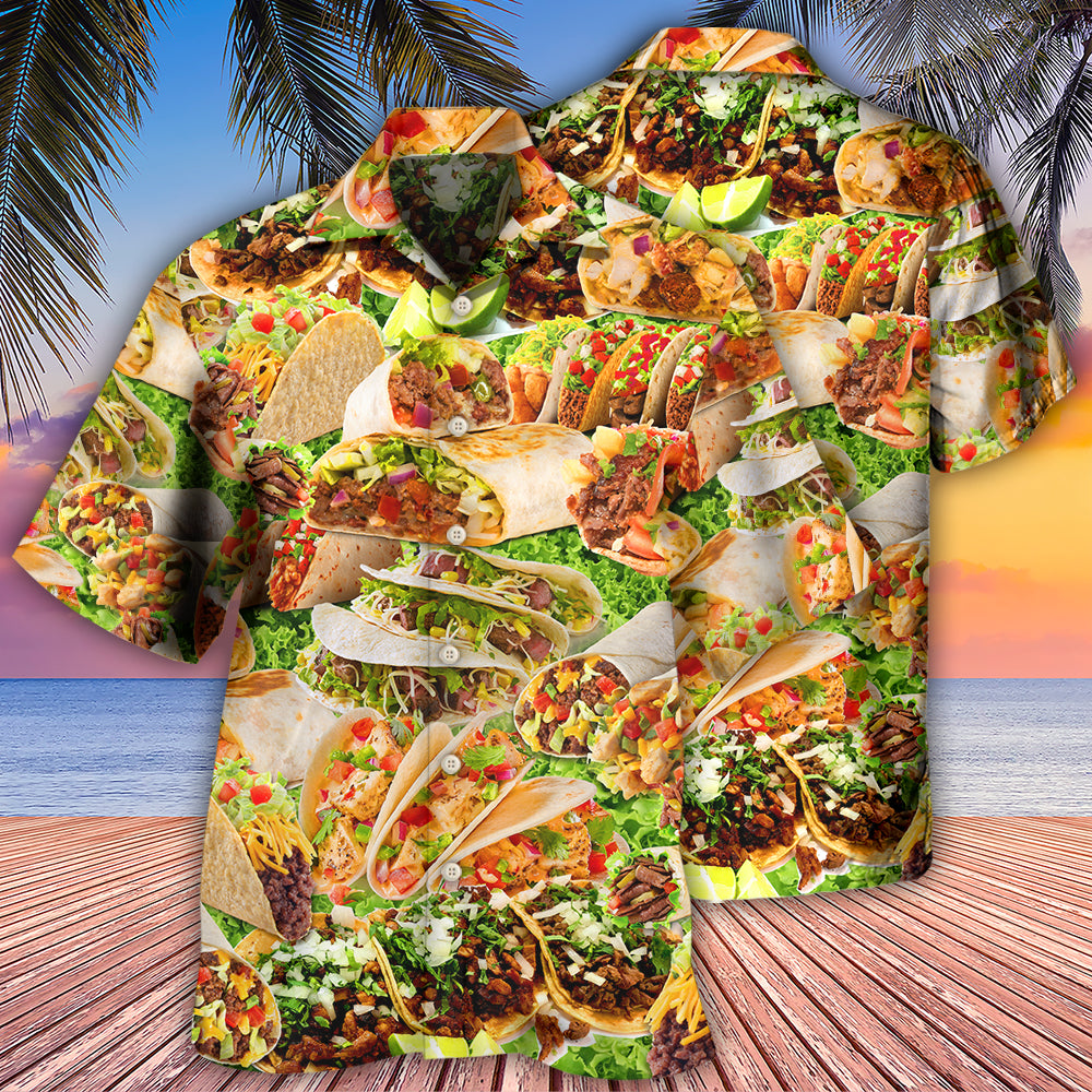 Food Lover Tacos My Love Is For Tacos - Gift For Food Lovers - Hawaiian Shirt