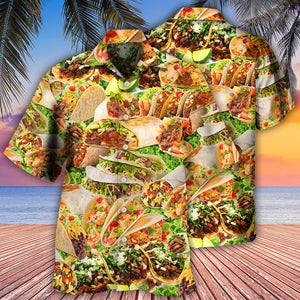 Food Lover Tacos My Love Is For Tacos - Gift For Food Lovers - Hawaiian Shirt