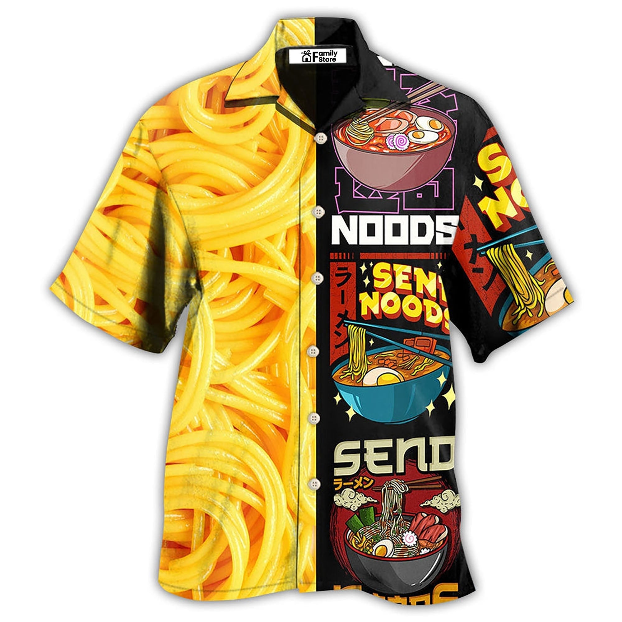 Food Noodles Send Noods - Gift For Food Lovers - Hawaiian Shirt