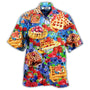 FoodPancakeWithStrawberyAndBlueBeryDelicious HawaiianShirt OwlOhh_2566_1