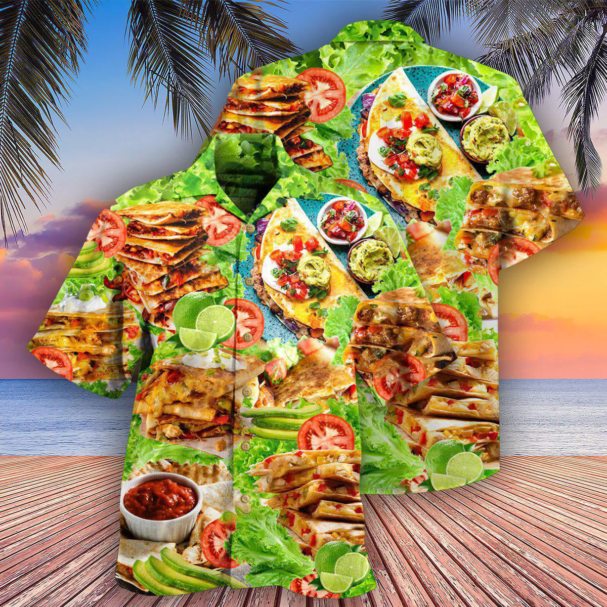 FoodQuesadillaWhispererDelicious HawaiianShirt OwlOhh_8989_3