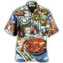 FoodSeaFoodAndDrinkArtStyle HawaiianShirt OwlOhh_2852_1