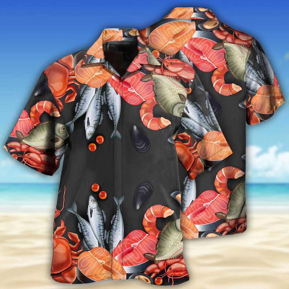 Food Seafood - Gift For Food Lovers - Hawaiian Shirt