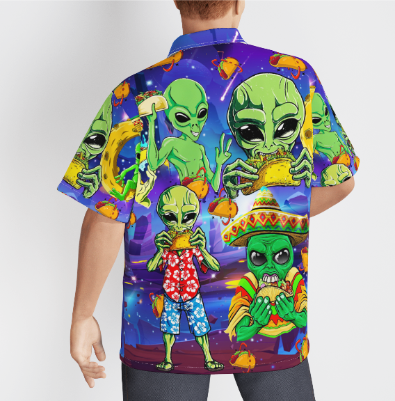 FunnyAliensEatTacosOnTheirPlanetAlohaHawaiianShirtsForMenandForWomenWT2048__4