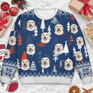 Custom Photo Dog Cat Faces - Christmas Gift For Pet Lovers - Personalized Ugly Sweater