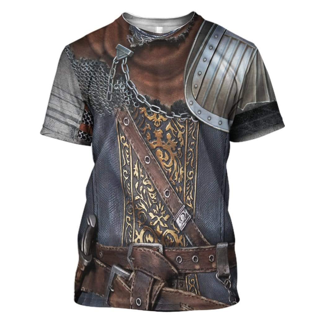 Dark Souls Chosen Undead Costume Cosplay T-Shirt