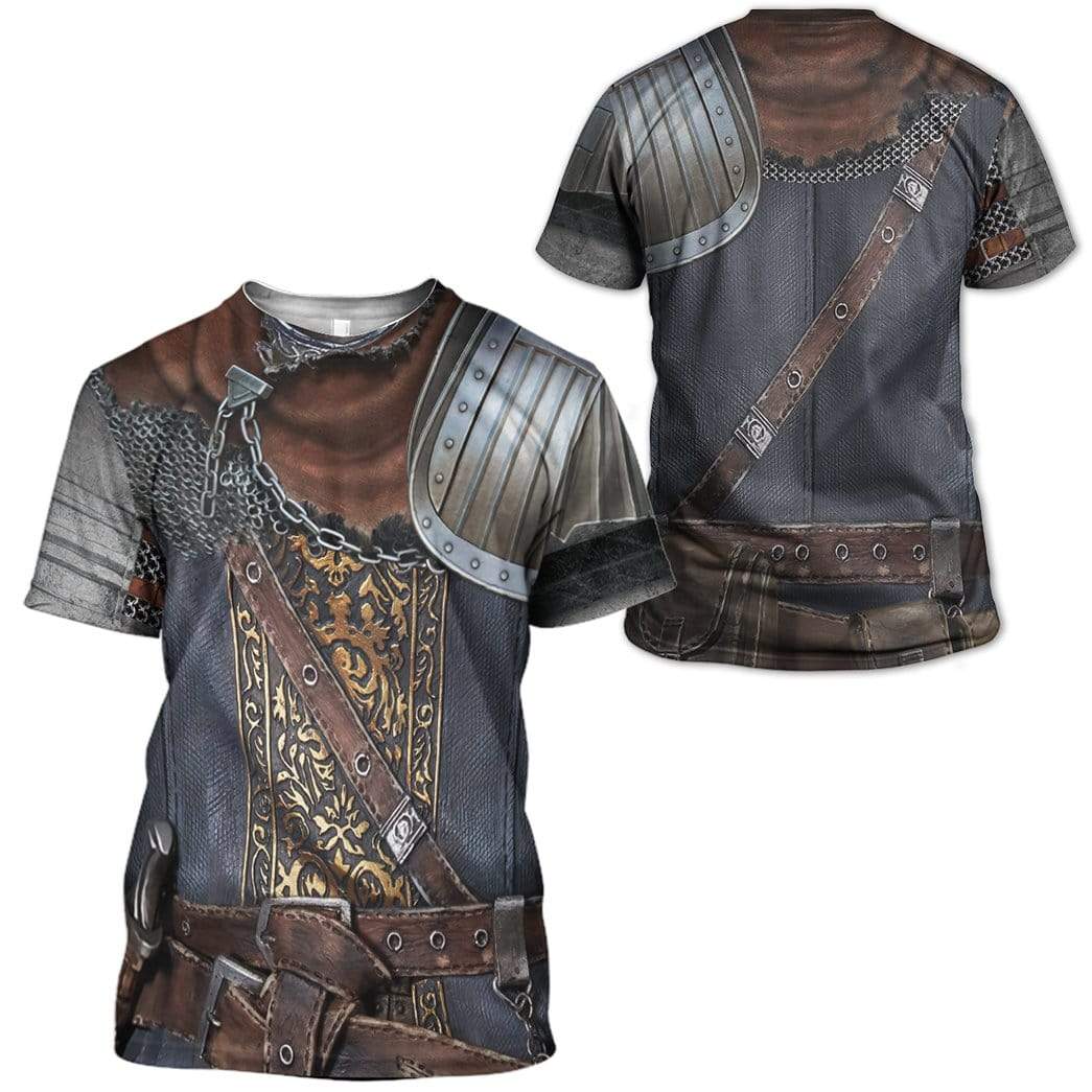 Dark Souls Chosen Undead Costume Cosplay T-Shirt