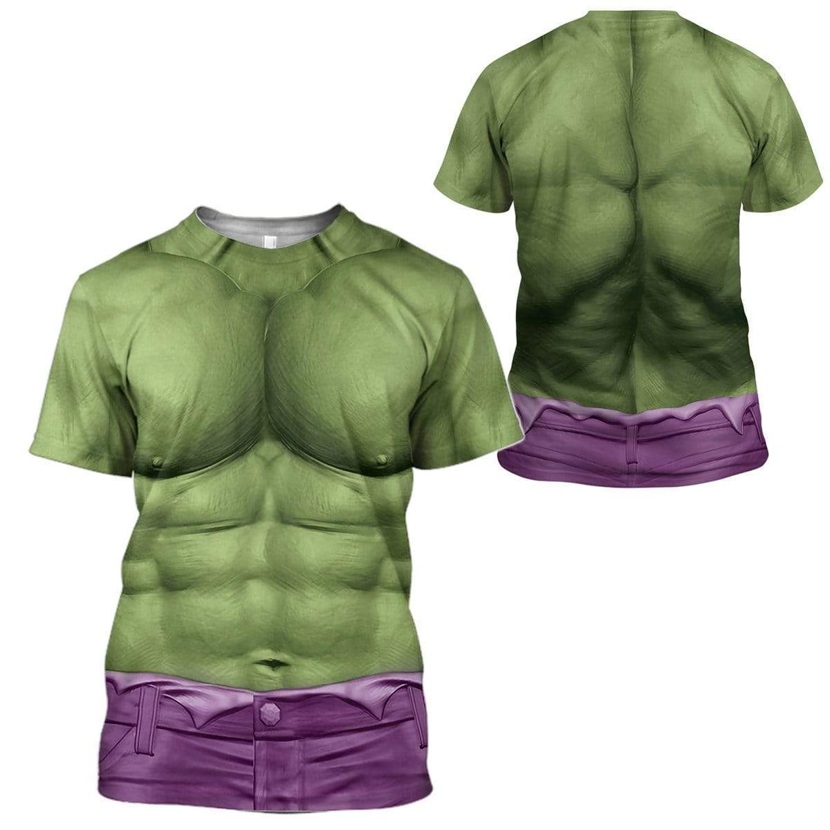 Incredible Hulk Cosplay Costumes- 3D T-Shirts For Men