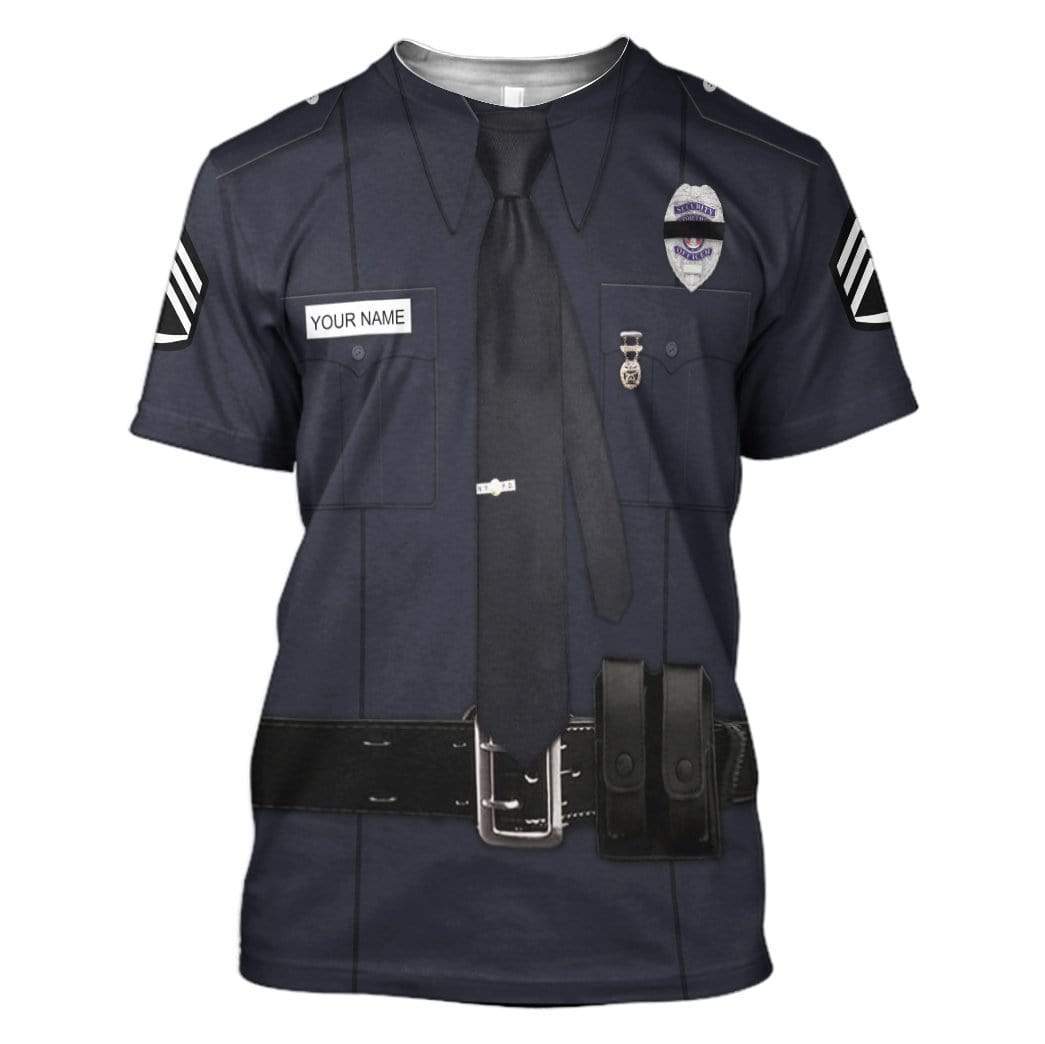 Personalized Costume Cosplay Police T-Shirts