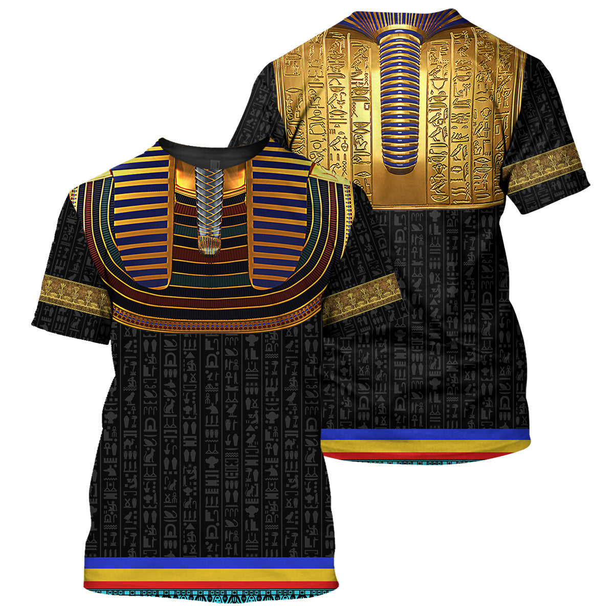 Pharaon Egypt Hieroglyphs Costume Cosplay - T-shirts