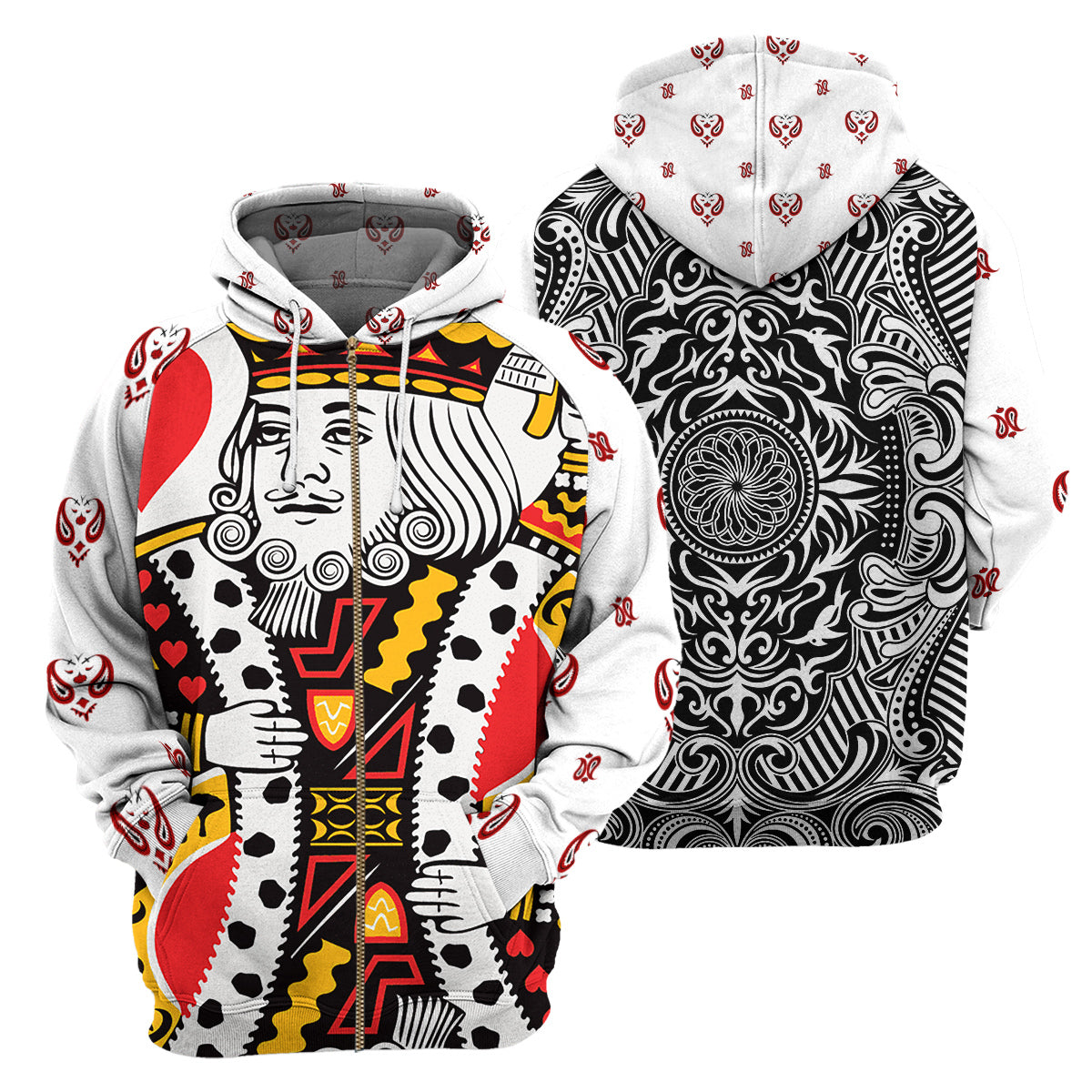GearhumansPokerKing 3DAllOverPrintedShirt_8104_4