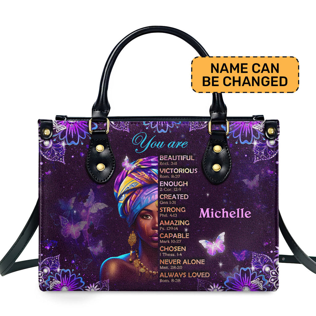 God_Says_You_Are_ _Personalized_Leather_Handbag_HN02_1