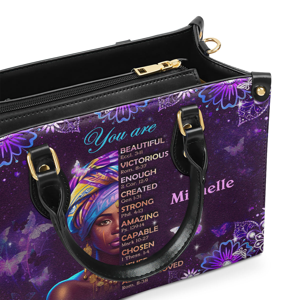 God_Says_You_Are_ _Personalized_Leather_Handbag_HN02_3