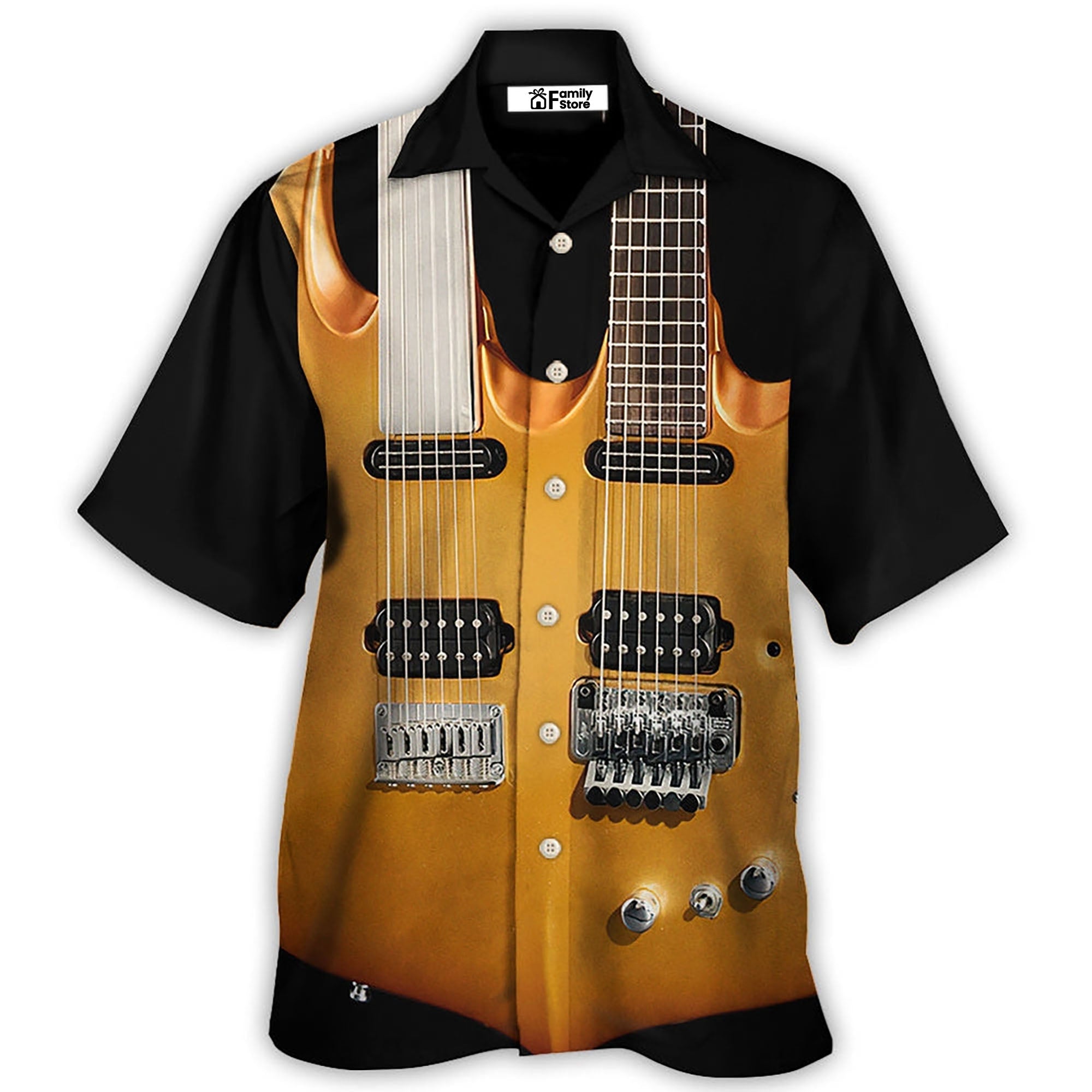 Electric Guitar Double - Hawaiian Shirt