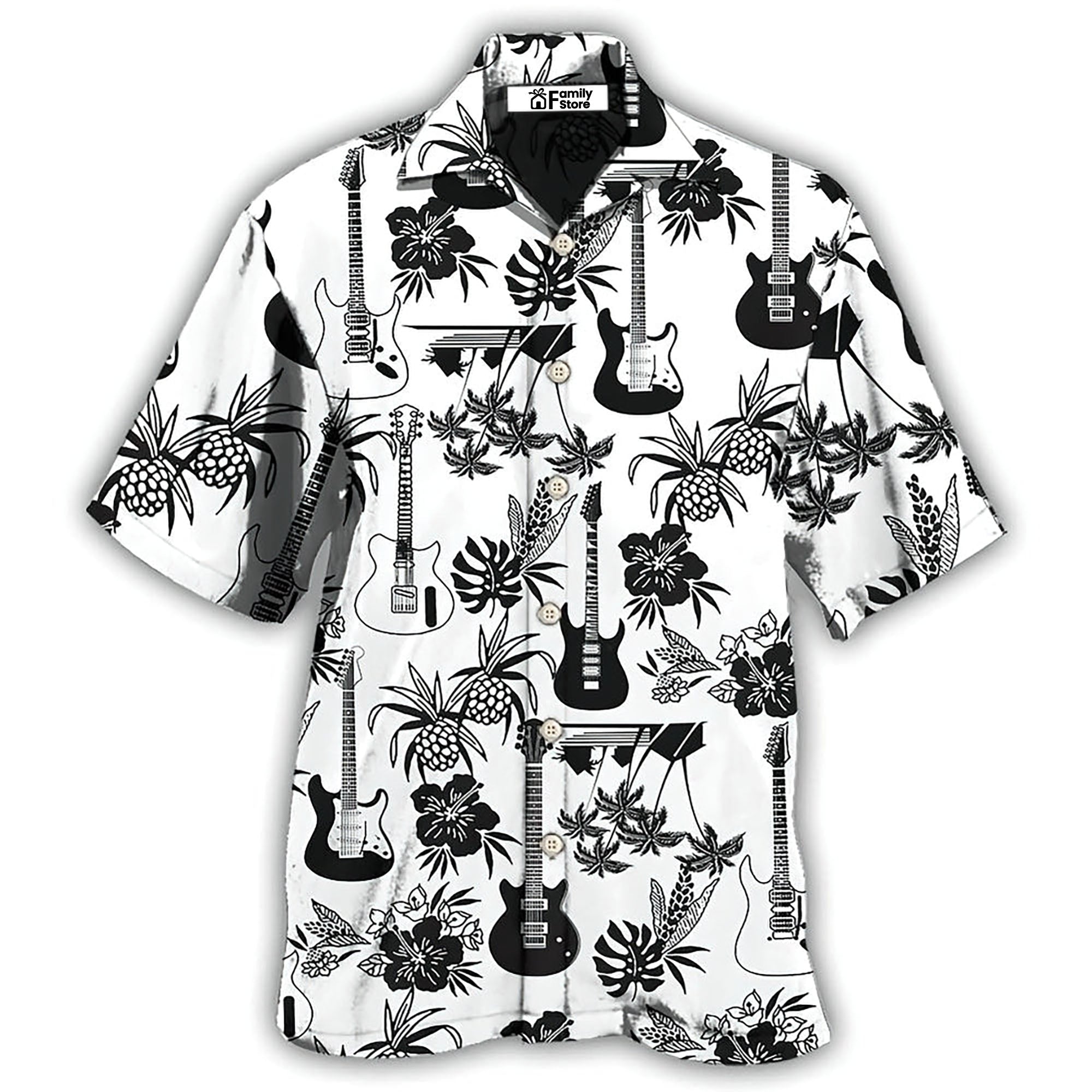 GuitarMusicWithElectricGuitar HawaiianShirt OwlOhh_3409_1