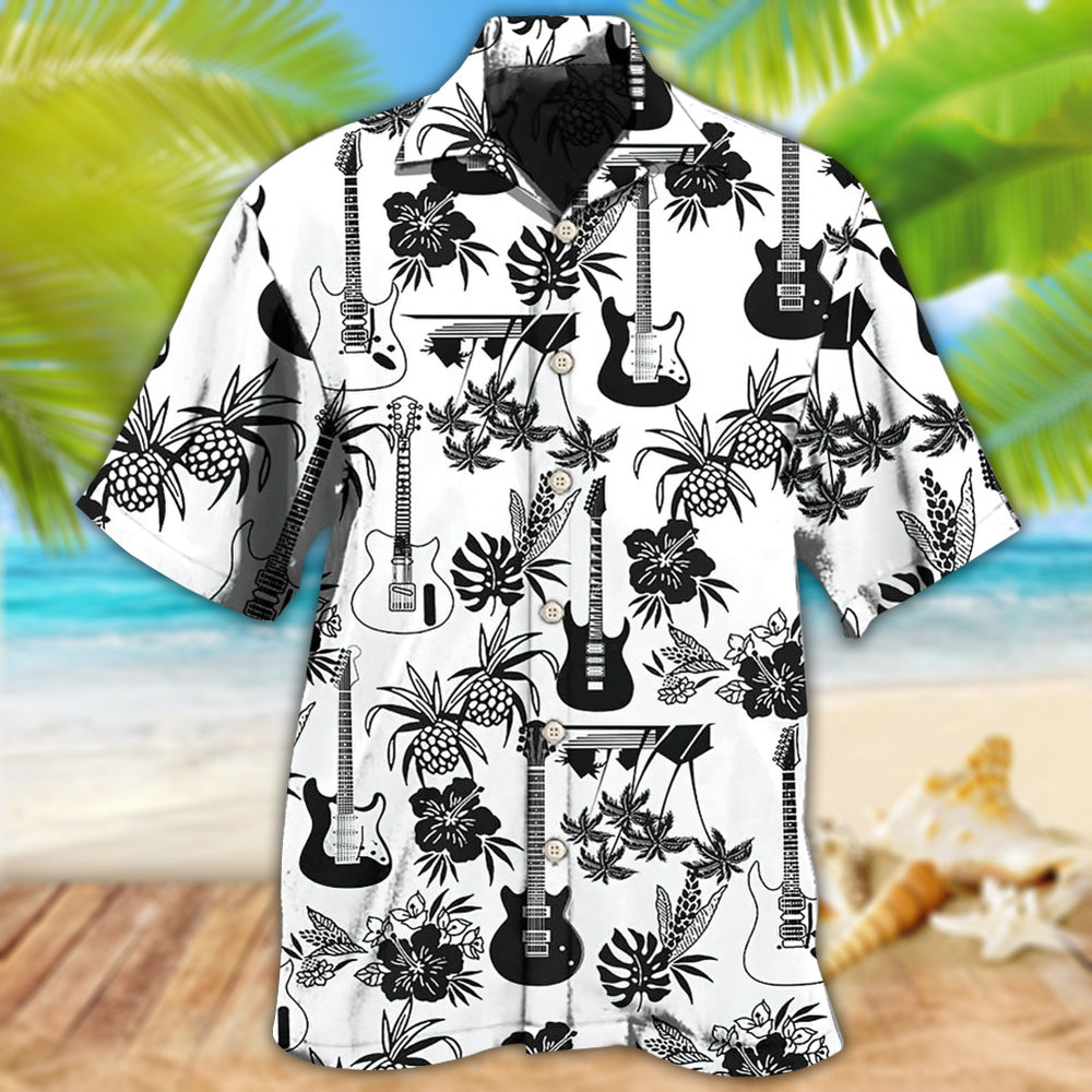 GuitarMusicWithElectricGuitar HawaiianShirt OwlOhh_3409_3