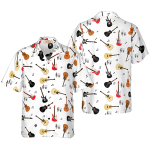 Guitar Musical Note - Hawaiian Shirt