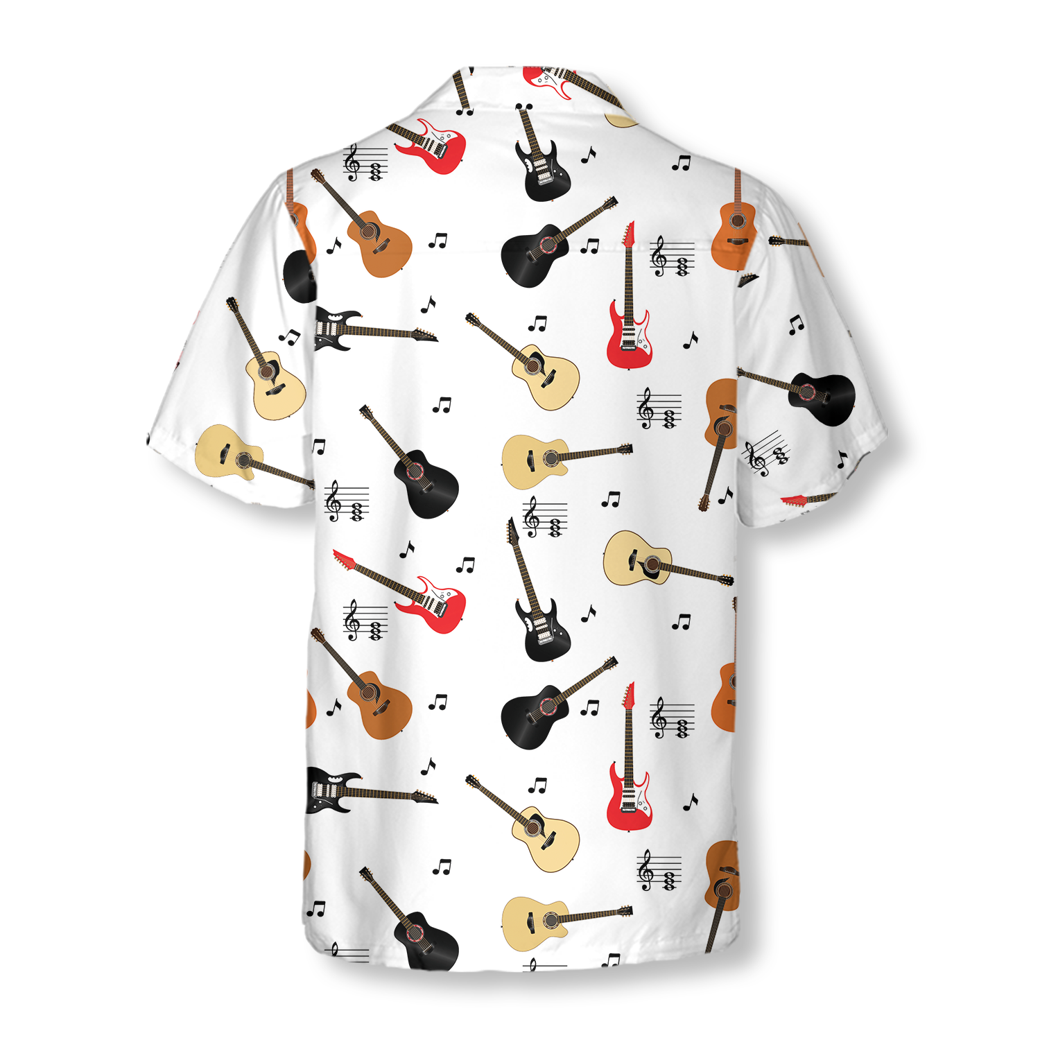 Guitar Musical Note - Hawaiian Shirt