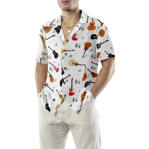 Guitar Musical Note - Hawaiian Shirt