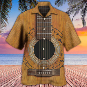 Guitar Old Retro Music Lover - Hawaiian Shirt