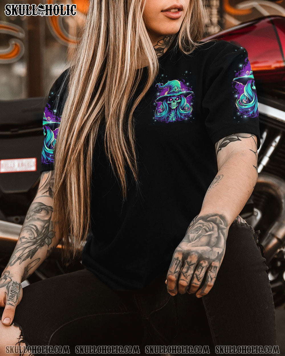 HELLO DARKNESS MY OLD FRIEND WITCH HALLOWEEN ALL OVER PRINT YHLN2507233_Short sleeves_T shirt_2XL 1 uO25G