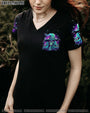 HELLO DARKNESS MY OLD FRIEND WITCH HALLOWEEN ALL OVER PRINT YHLN2507233_Short sleeves_V neck Shirt_2XL 1 r83ds