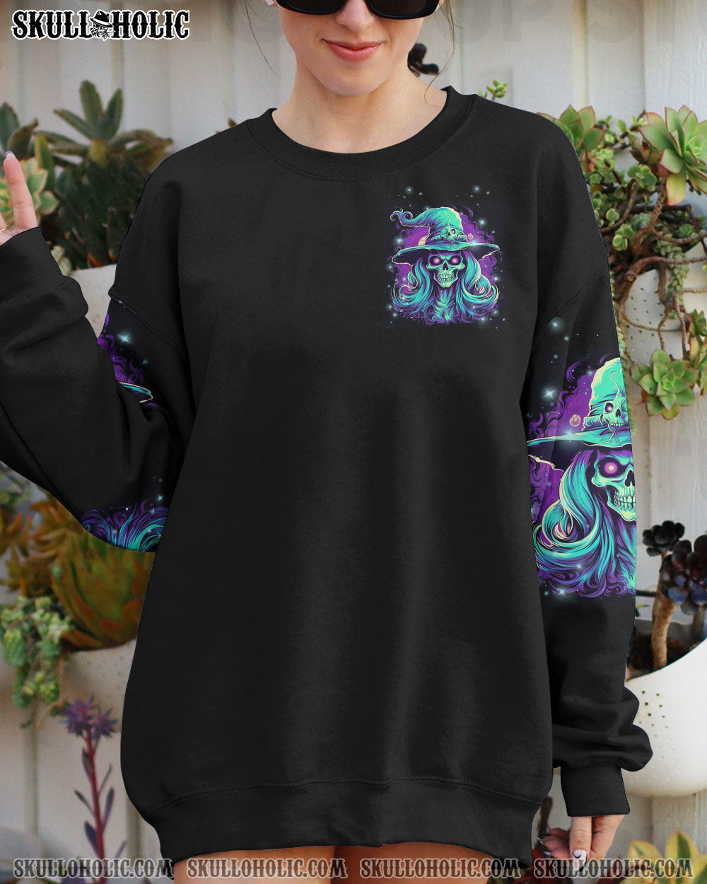 HELLO DARKNESS MY OLD FRIEND WITCH HALLOWEEN ALL OVER PRINT YHLN2507233_Sweatshirt _26 Hoodies_Sweatshirt_2XL 1 fraNH