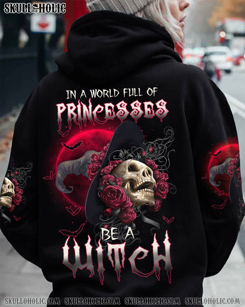 HOT DEAL_ BE A WITCH ROSE SKULL ALL OVER PRINT TLTW1409223 1 Bi9Ws