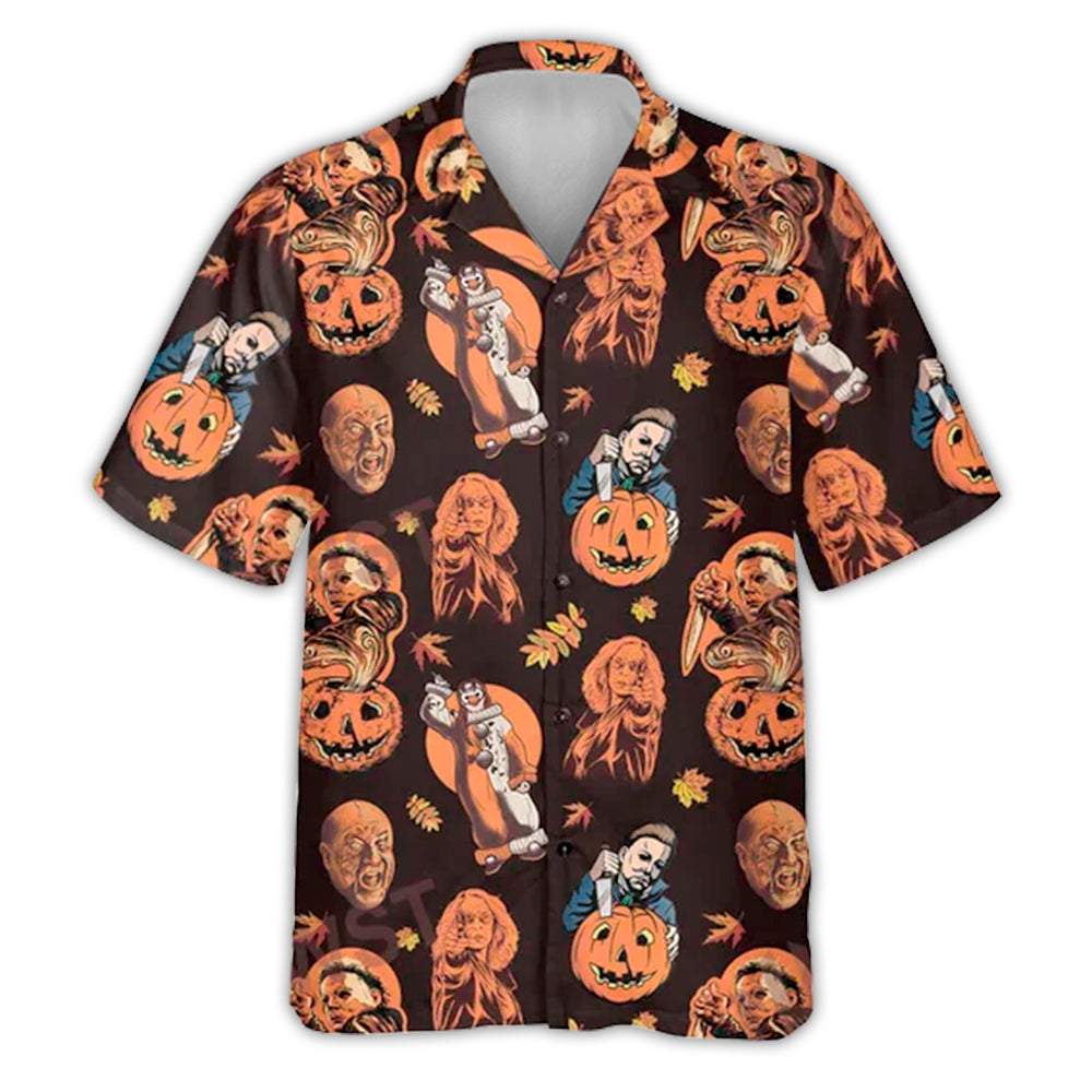 Halloween Character Film Halloween Tropical Style - Hawaiian Shirt